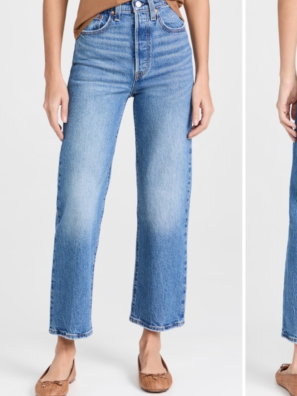 Levi's Ribcage straight ankle jeans high rise medium wash size 29